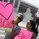 Supporters of the Affordable Care Act in June 2012 (Mark Wilson/Getty Images)